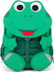 Affenzahn Fabian Frosch School Bag Backpack Kindergarten in Green color 8lt