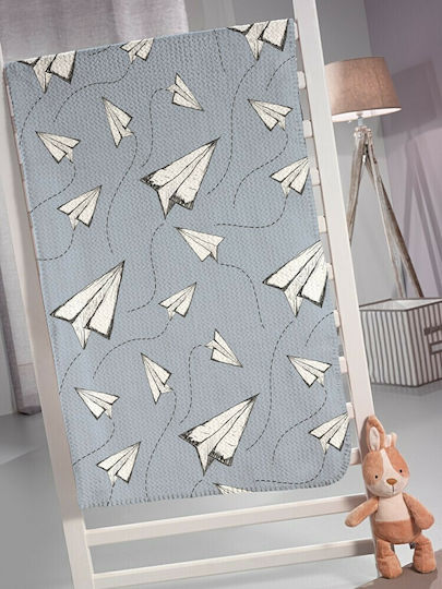 Saint Clair Blanket Fleece Fly Gray 160x220cm