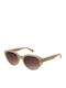 Oozoo Women's Sunglasses with Gray Plastic Frame and Brown Gradient Lens OSG006-C2