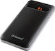 Intenso PD10000 Power Bank 10000mAh with USB-A Port and USB-C Port Quick Charge 3.0 Black
