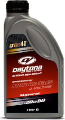 Daytona Extra 4 Mineral Motorcycle Oil for Four-Stroke Engines 20W-50 1lt