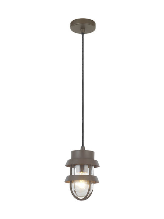 Zambelis Lights Outdoor Hanging Ceiling Light E27 in Brown Color E172