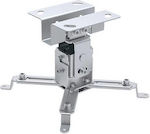 Techly ICA-PM-2S Projector Ceiling Mount with Maximum Load 20kg Silver