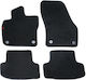 Lampa Set of Front and Rear Mats 4pcs for Skoda Karoq Black