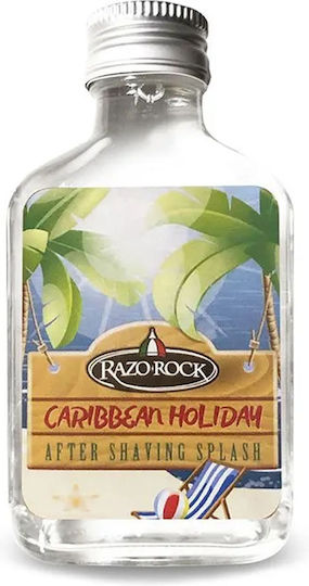 RazoRock After Shave Toner Splash Caribbean Holiday After Shave Cu Aloe 100ml