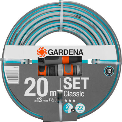 Gardena Λάστιχο Ποτίσματος Σετ Classic 1/2" 20m