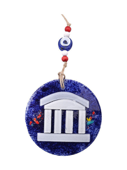 Fylliana Agățat Amulet Multicolor din Sticlă 12cm 1buc