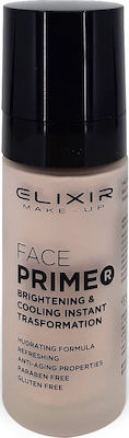 Elixir Make-up Primer Brightening And Cooling Instant Trasformation Face Primer Liquid 30ml 108gr