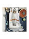 Snurk Rocket Set Kids Duvet Cover Single with Pillowcase Gray 140x200cm