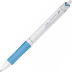 Pilot Acroball Pure White Stift Kugelschreiber nullmm mit Hellblau Tinte