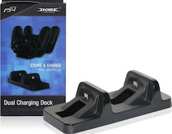 Dual Charging Dock Stație de încărcare pentru 2 controllere PS4 Negru