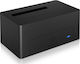 Icy Box Docking Station Σκληρών Δίσκων SATA 2.5" / 3.5" με σύνδεση USB 2.0 / USB 3.0 / USB 3.1 (IB-1121-C31)