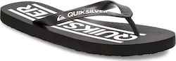 Quiksilver Java Wordmark Flip Flops σε Μαύρο Χρώμα