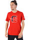 Champion Crewneck Men's Sports T-Shirt Monochrome Red