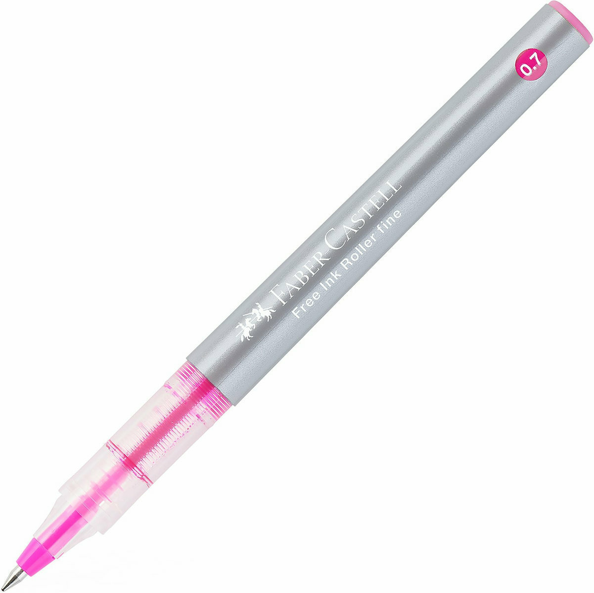 Stylos Roller Faber-Castell Free Ink - Pointe 0,5 Mm - Encre Bleue - Lot De 4 - Écriture Fluide