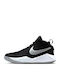 Hustle Hustle 9 Kids Sports Shoes Basketball with Laces Black / Metalic Silver