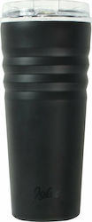 Igloo Legacy Glass Thermos Stainless Steel BPA Free Black 590ml with Mouthpiece 41446