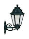 Fumagalli Bisso/Anna Wall-Mounted Outdoor Lantern IP55 E27 Black