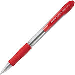 Pilot Στυλό Ballpoint 0.7mm με Κόκκινο Mελάνι Super Grip