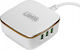 Lampa Βάση Φόρτισης με 6 Θύρες USB-A Quick Charge 3.0 σε Λευκό χρώμα (Power Station)