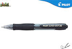 Pilot Super Grip Pixie Stift Gel nullmm mit Schwarz Tinte Schwarz Körper BPGP-10R-XS-MB