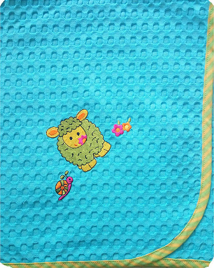 Dimcol Pătură Pepinieră Swaddling cu Ursuleț 130 80x110 cm