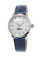 Frederique Constant Slimline Watch Battery with Blue Leather Strap