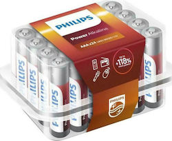 PHILIPS Power Alkaline LR03P4B 1.5V AAA Battery - PHILIPS 