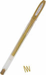 Uni-Ball Στυλό Gel 0.8mm με Χρυσό Mελάνι Signo UM-120ΝΜ