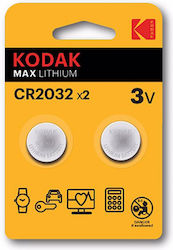 Kodak Max Lithium Μπαταρίες CR2032 3V 2τμχ