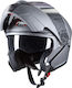 Pilot Turn SV Flip-Up Helmet with Sun Visor ECE 22.05 1450gr Titanium Matt PIL000KRA62