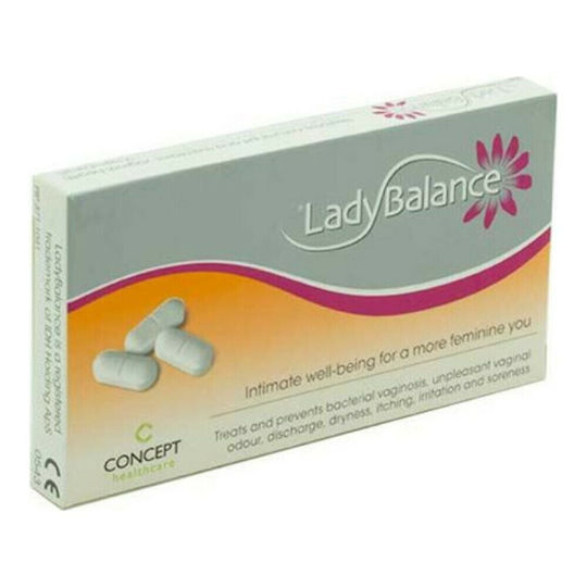 LadyBalance Travel Pack Intimate Area Vaginal Ovules 12pcs