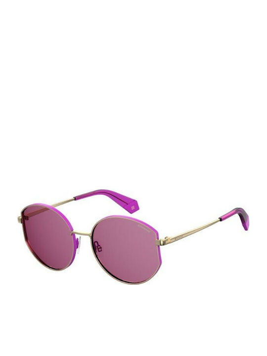 Polaroid Women's Sunglasses with Purple Metal Frame and Polarized Lens PLD 6072/F/S/X S9E0F