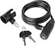 M-Wave S 6.10 Bicycle Cable Lock with Key Black