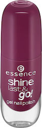 Essence Shine Last & Go! Гланцов Дълготраен Лак...