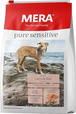 Meradog Pure Sensitive Adult 12.5kg Dry Food for Adult Dogs with Rice and Salmon