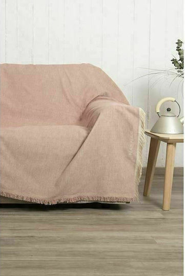 Naf Naf 358/21 Фотьойл Throw Chenille 180x180см Powder