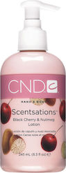 CND Scentsations Schwarzkirsche & Muskatnuss Feuchtigkeitsspendende Lotion Körper mit Aloe Vera 245ml