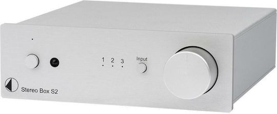Pro-Ject Audio Stereo Box S2 Integriert Hi-Fi-Verstärker Stereo 37W/4Ω 25W/8Ω Silber