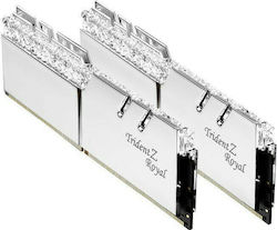 G.Skill Trident Z Royal 16GB DDR4 RAM με 2 Modules (2x8GB) και Ταχύτητα 3600 για Desktop