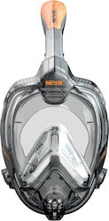 Seac Full Face Diving Mask Libera Black/Orange XS/S Black