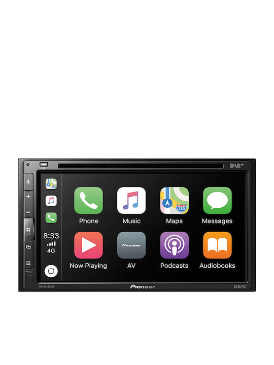 Pioneer Car Audio System 2DIN (Bluetooth/USB/AUX/Apple-Carplay/Android-Auto/CD) with Touch Screen 6.8" 1025870