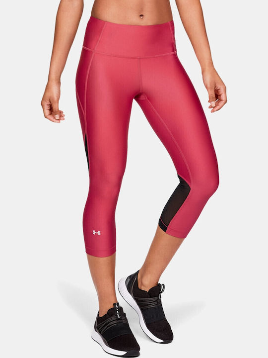 Under Armour Training Capri Women's Leggings Burgundy Under Armour Training Capri Women's Leggings Burgundy
