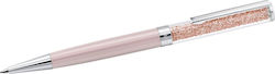 Swarovski Crystalline Pen Ballpoint with Blue Ink Vintage Rose