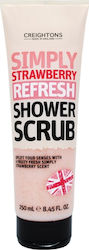 Creightons Simply Strawberry Refresh Shower Scrub Shower Scrub Σώματος 250ml Creightons Simply Strawberry Refresh Shower Scrub Shower Scrub Σώματος 250ml