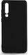 iNOS Back Cover Σιλικόνης Μαύρο (Huawei P30)
