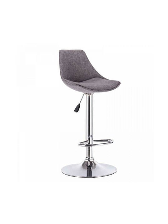 Stool Bar Bar88 with Back & Adjustable Height Grey