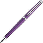 Waterman Hemisphere Pen Ballpoint with Blue Ink 1869015 Laque Purple CT