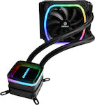 Enermax Aquafusion 120 Wasserkühlung für Prozessor Einzelner Ventilator 120mm für Sockel AM4/AM5/1200/115x mit RGB Beleuchtung