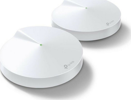 TP-LINK Deco M5 v1 WiFi Mesh Network Access Point Wi‑Fi 5 Dual Band (2.4 & 5GHz) σε Διπλό Kit